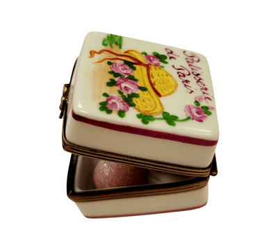 Parisian Pastry Truffle Box Porcelain Limoges Dessert France French Trinket Box
