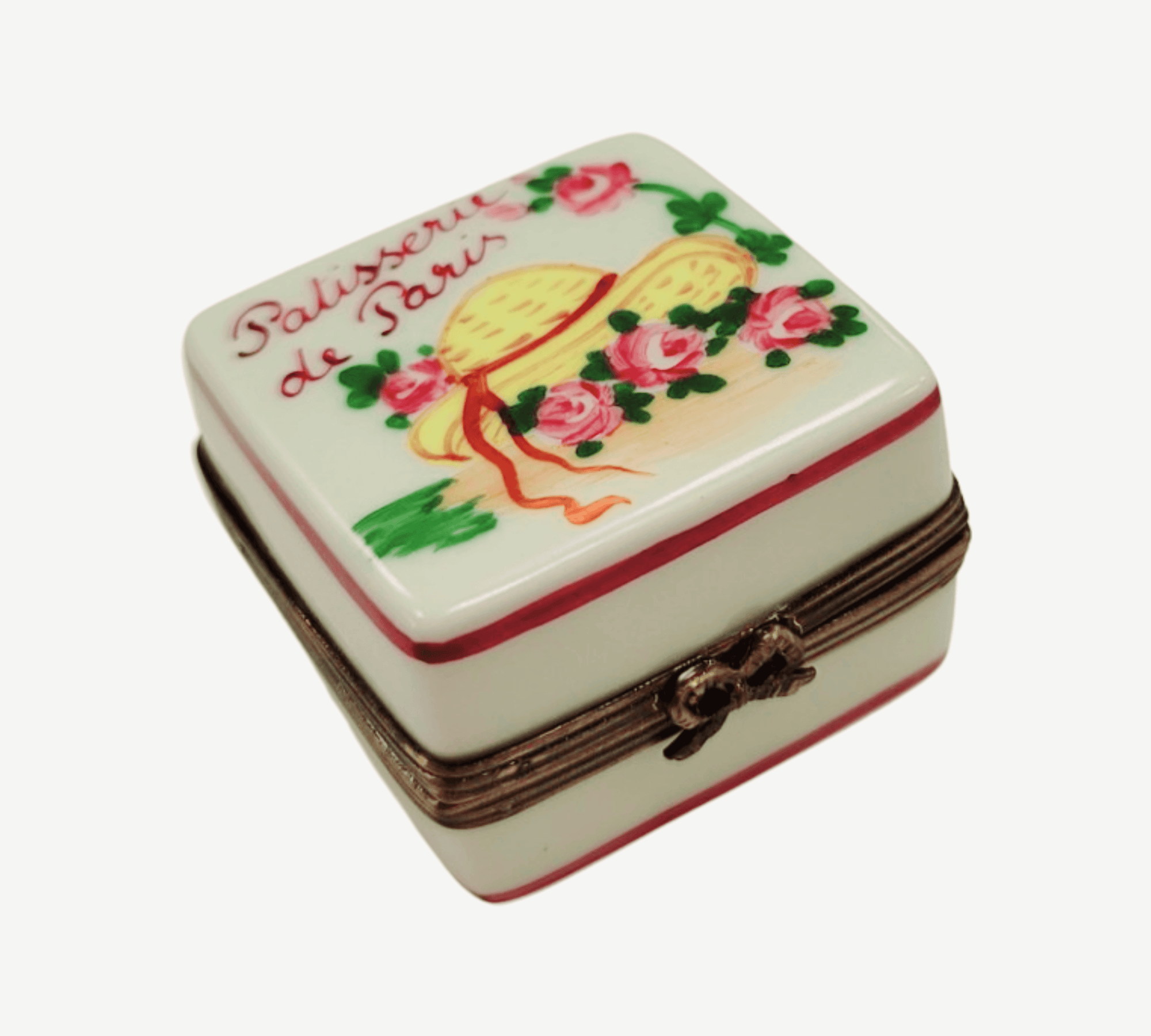 Parisian Pastry Truffle Box Porcelain Limoges Dessert France French Trinket Box