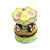 Pastel Green Carousel Figurine Porcelain Limoges Carnival French Trinket Box