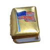 Patriotic American Flag Limoges Box Porcelain Limoges united states fashion patriotic French Trinket Box
