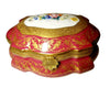 Penicaud Montaigne Jewelry Chest Porcelain Limoges jewelry tradtional French Trinket Box