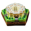 Pentagon Porcelain Limoges monuments united states patriotic French Trinket Box