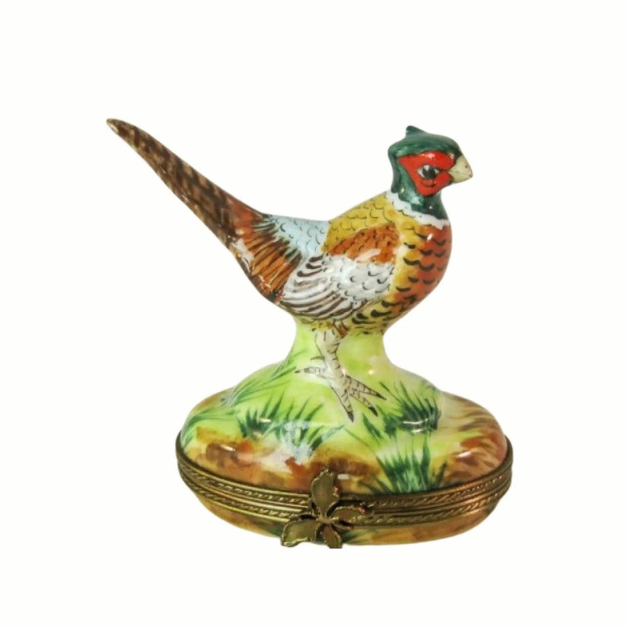 Pheasant Porcelain Limoges bird limoges boxes French Trinket Box