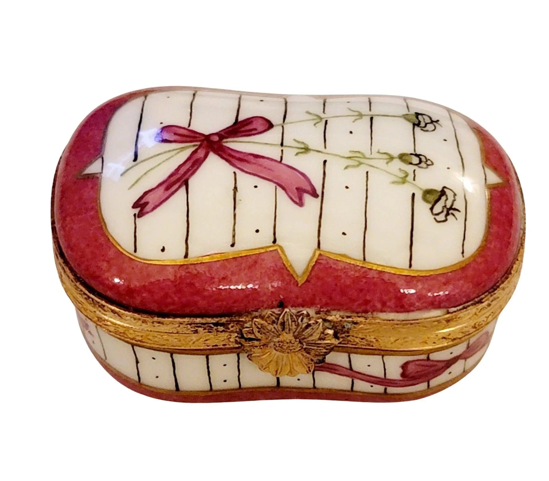 Phi Mu Elegance Limoges Box Porcelain Limoges traditional special occasions French Trinket Box