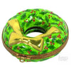 Pine Wreath Porcelain Limoges xmas theme French Trinket Box