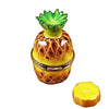 Pineapple with Slice Porcelain Limoges fruit vegetables French Trinket Box