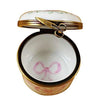 Pink First Curl limoges box Porcelain Limoges French Trinket Box