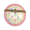 Elegant Pink Porcelain Pill Box Porcelain Limoges LIMOGES BOXES traditional French Trinket Box