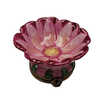 Pink Floral Elegance Box Porcelain Limoges valentine rose garden French Trinket Box