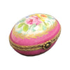 Pink Floral Elegance Egg Porcelain Limoges egg LIMOGES BOXES French Trinket Box