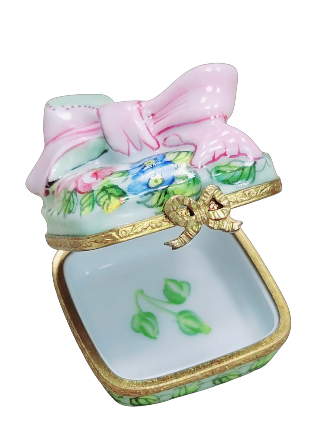 Pink Floral Gift Limoges Box Porcelain Limoges Limoges Box special birthday spring French Trinket Box