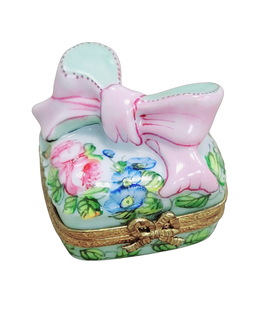Pink Floral Gift Limoges Box Porcelain Limoges Limoges Box special birthday spring French Trinket Box