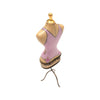Pink Mannequin Fashion Figurine Porcelain Limoges Fashion jewelry women shoes limoges box French Trinket Box