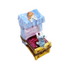 Playful Cats on Elegant Bed Porcelain Limoges cat cats limoge box home furniture French Trinket Box