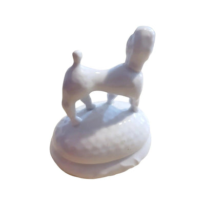 Poodle Elegance Limoges Box Porcelain Limoges dog LIMOGES BOXES French Trinket Box