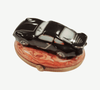 Porsche Race Car Limoges Box Porcelain Limoges vehicle French Trinket Box