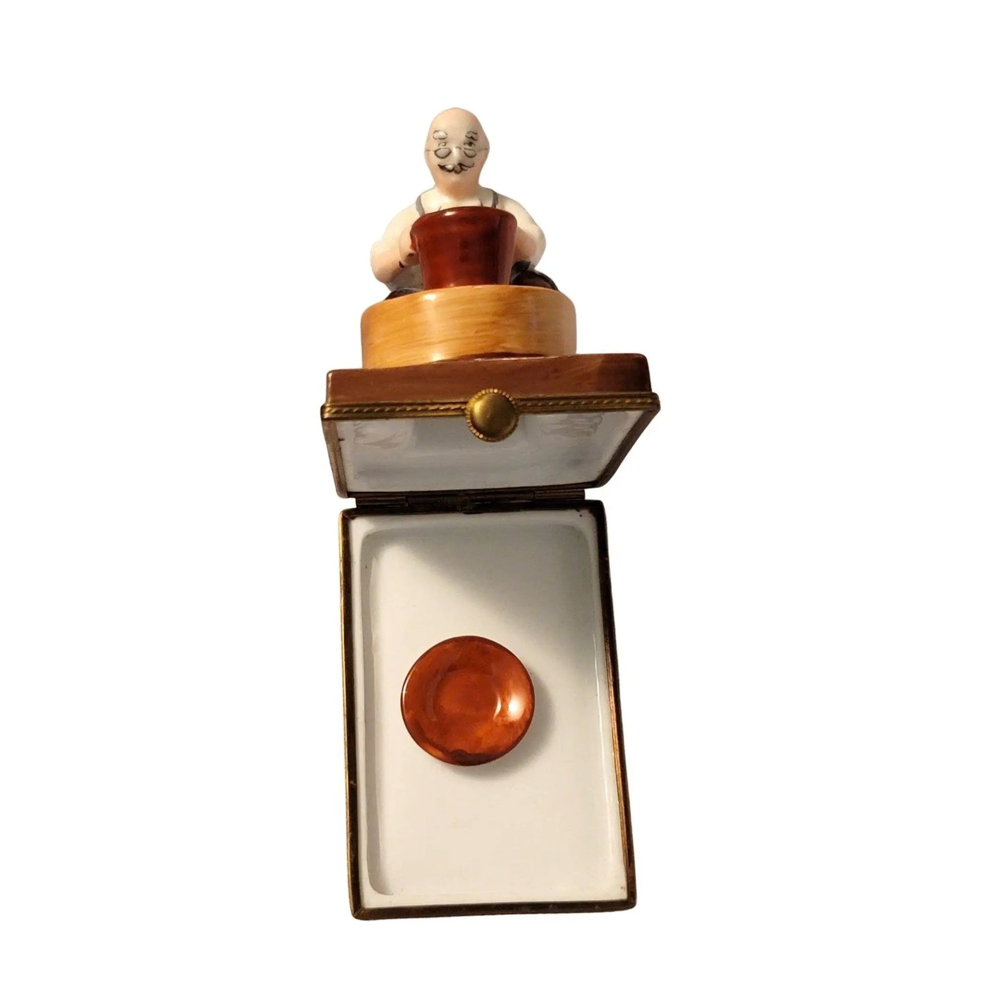 Pottery Maker Art Limoges Box Porcelain Limoges Art Limoges Box French Trinket Box