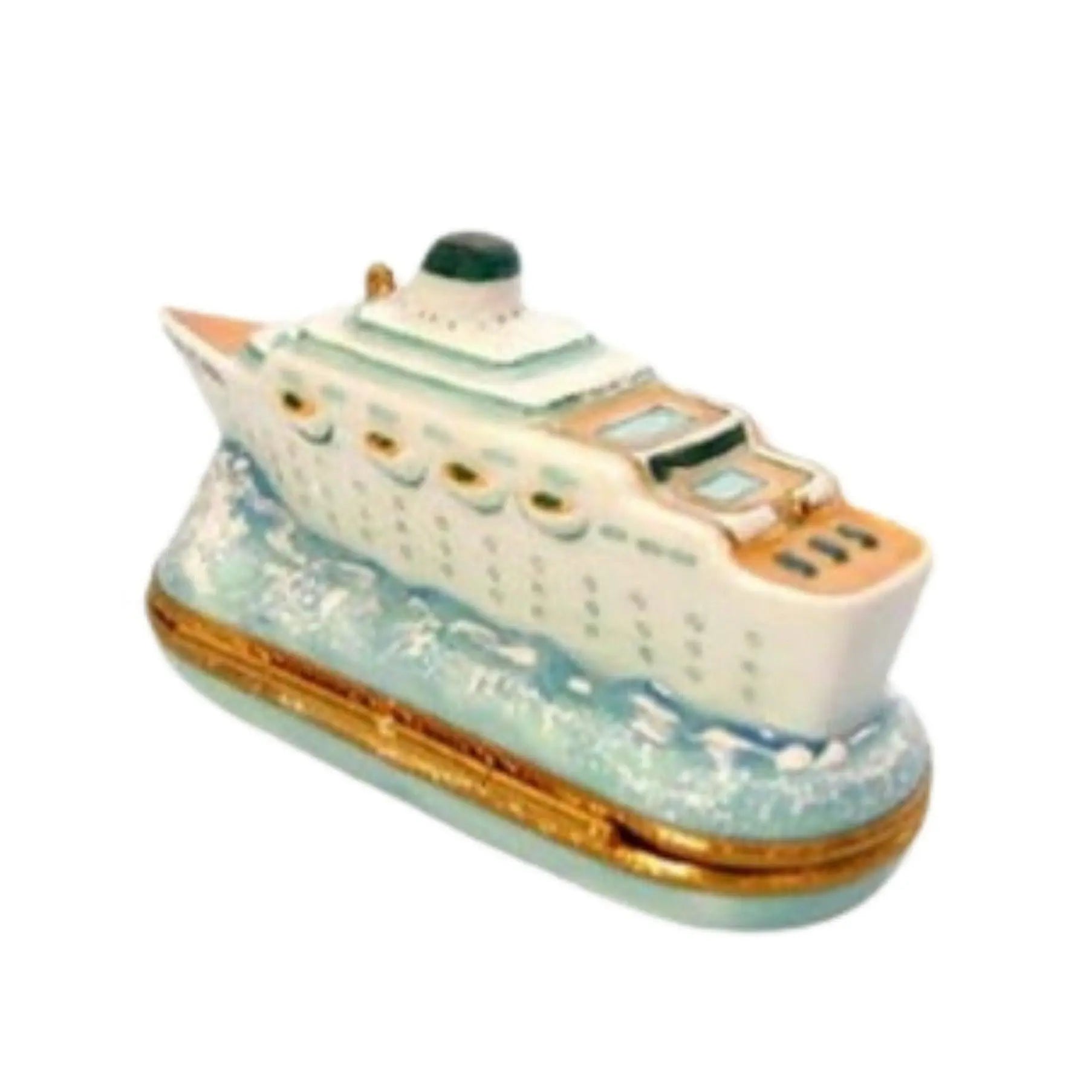 Prince Of Artoria Cruise Shi Porcelain Limoges beach ocean French Trinket Box