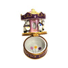 Purple Carousel Limoges Box Porcelain Limoges Carnival French Trinket Box