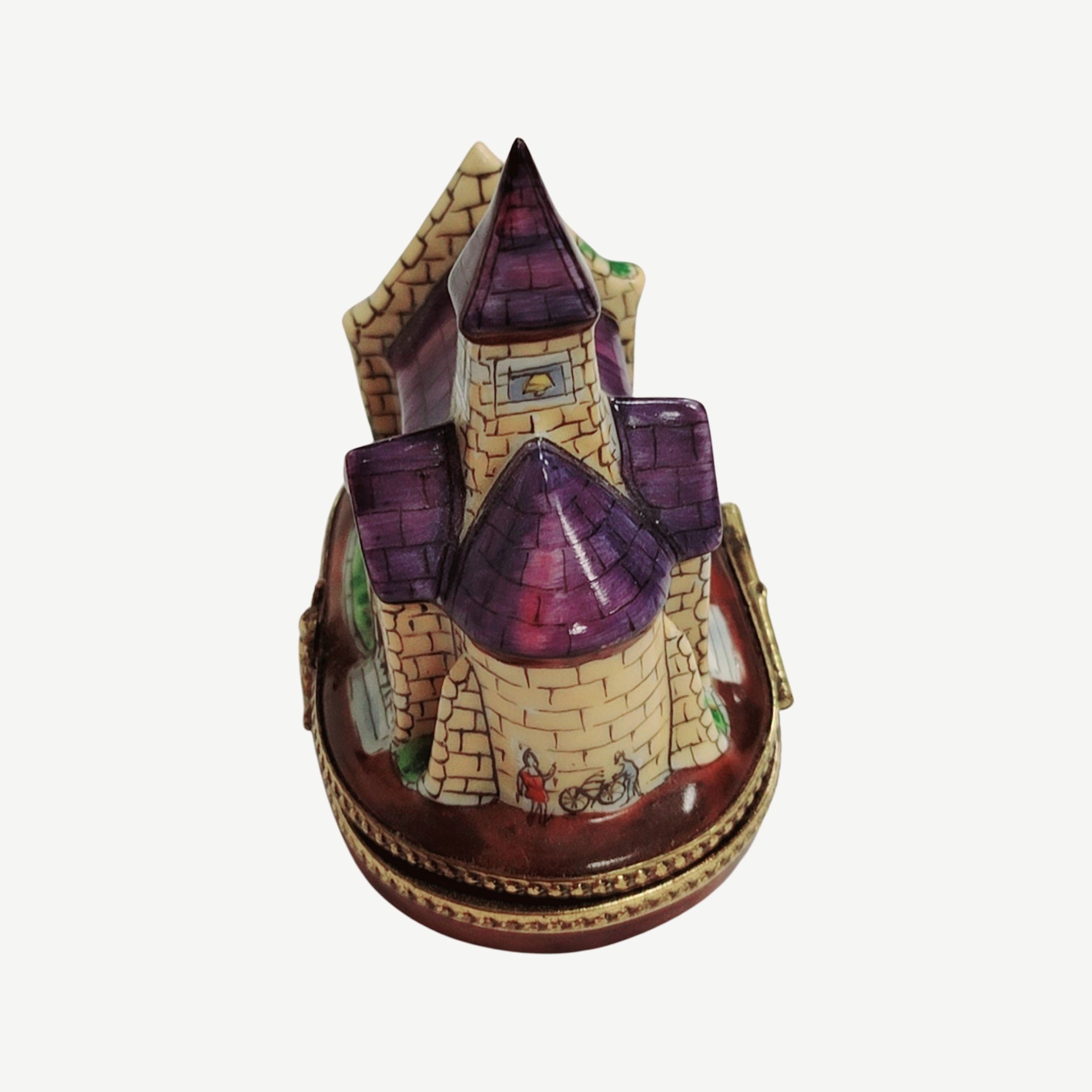 Purple Cathedral Church Limoges Box Porcelain Limoges Religion Wedding French Trinket Box