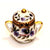 Purple Floral Limoges Tea Chest Porcelain Limoges China French Trinket Box