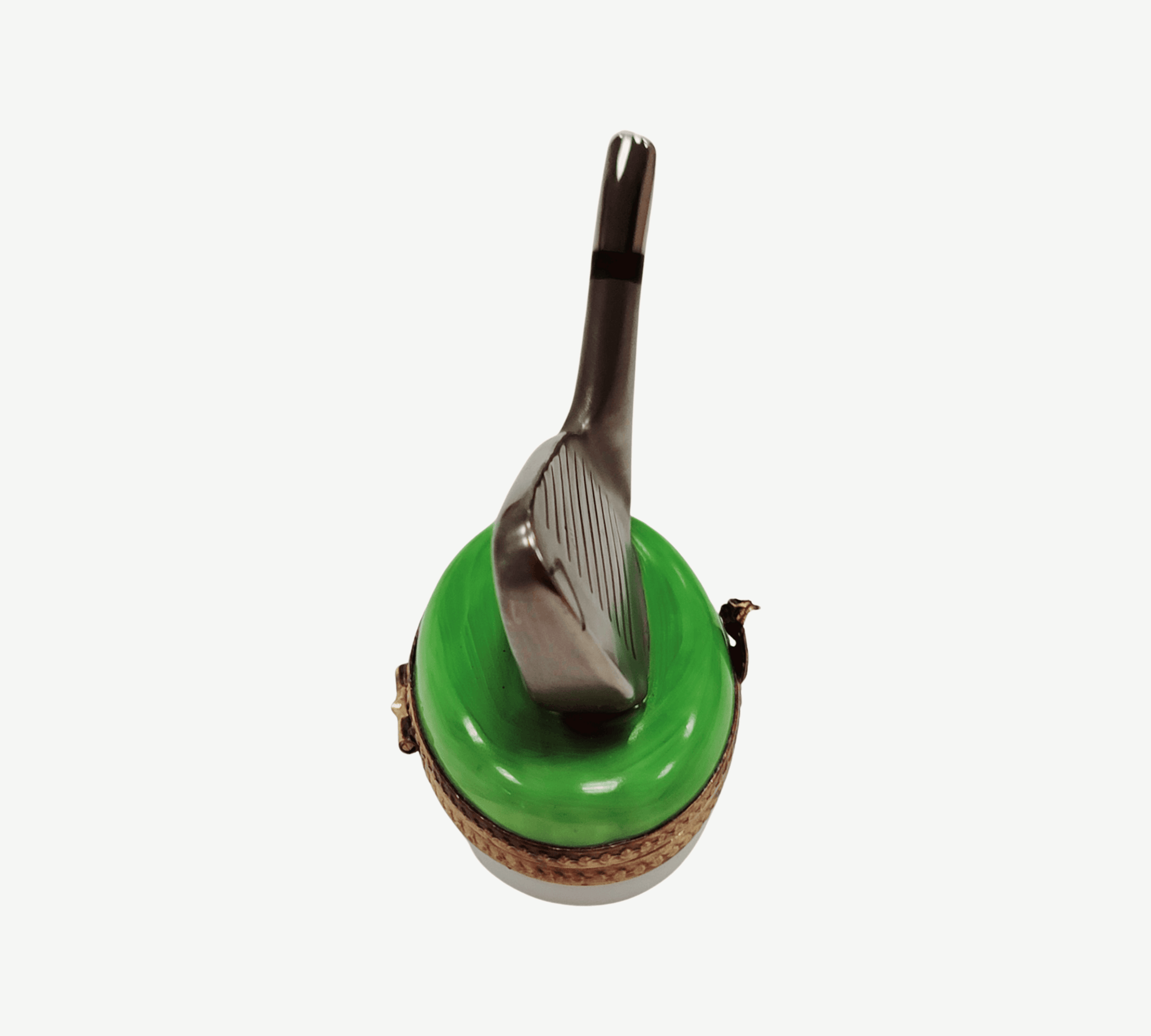 Putter Golf Club Limoges Box Porcelain Limoges sports golf limoges box French Trinket Box