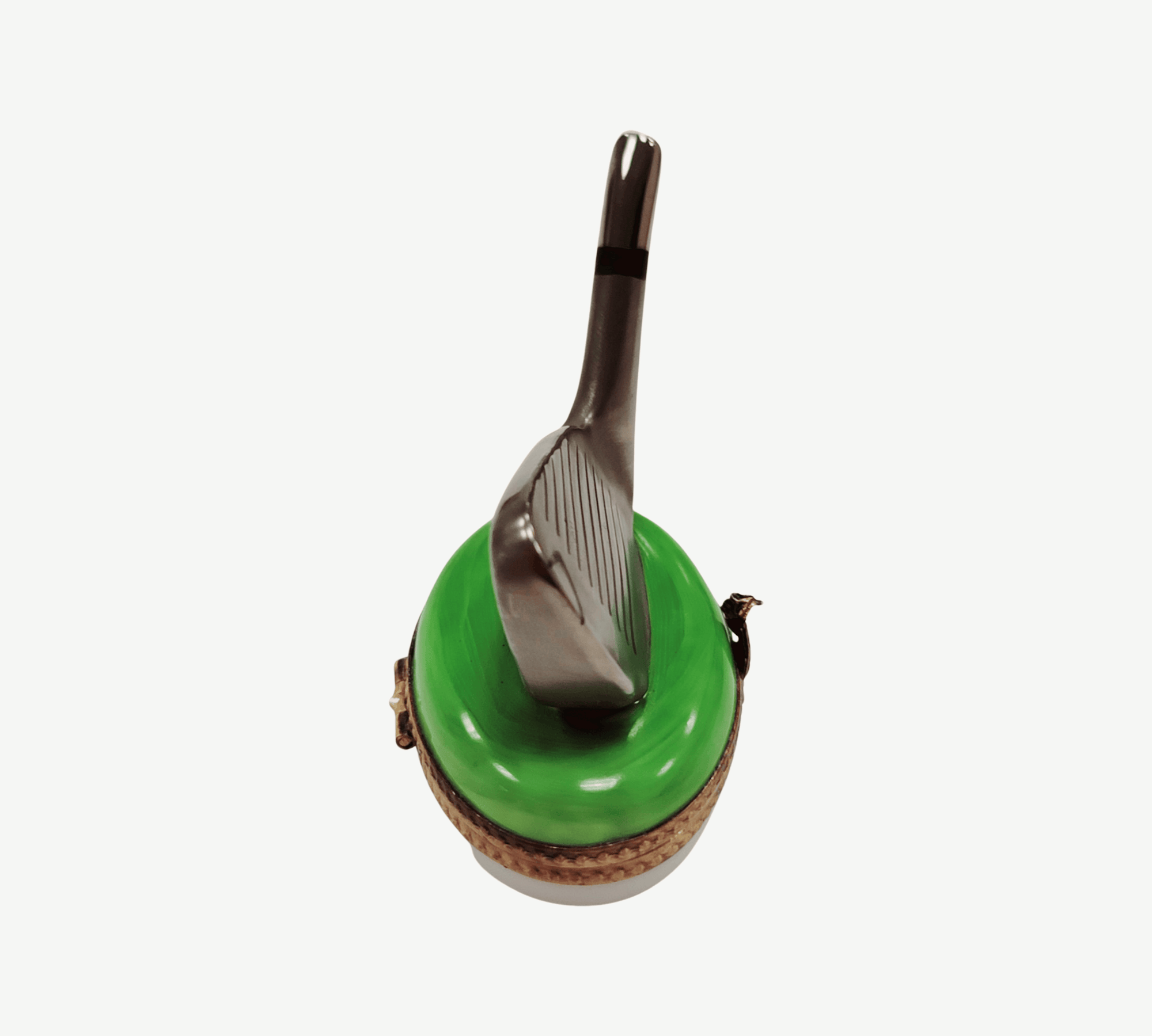 Putter Golf Club Limoges Box Porcelain Limoges sports golf limoges box French Trinket Box