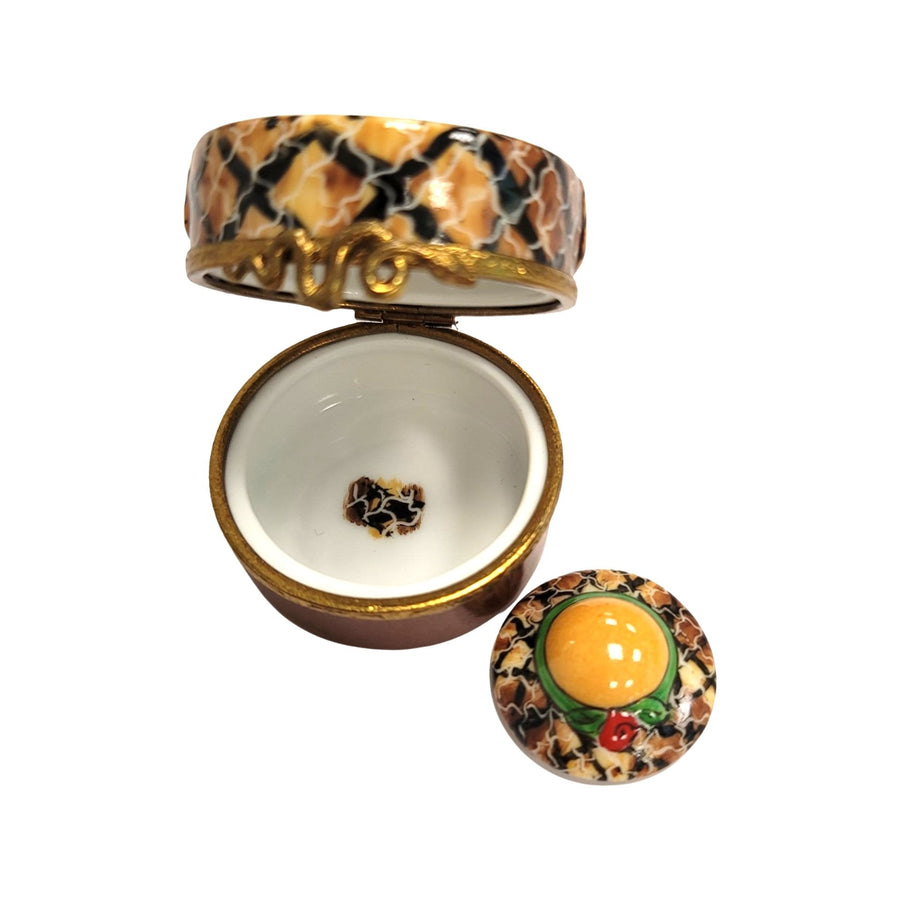 Python Snake Hat w Hat Inside Limoges Box Porcelain Figurine-hats fashion LIMOGES BoXES-CH8C330