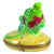 Quetzal Porcelain Limoges bird birds French Trinket Box