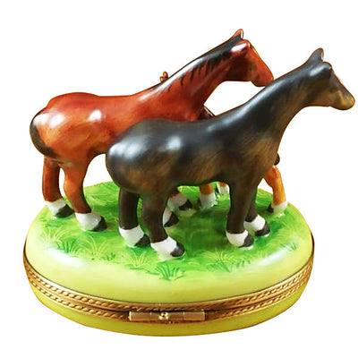Three Horses Limoges Box