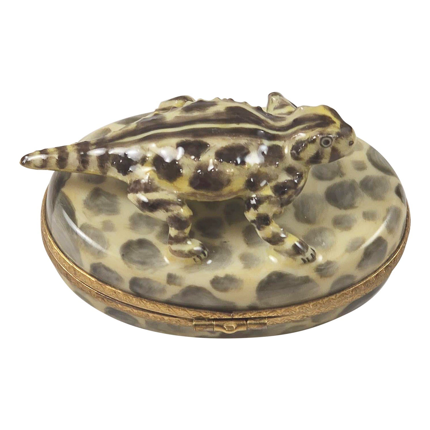 Horned Toad Limoges Box