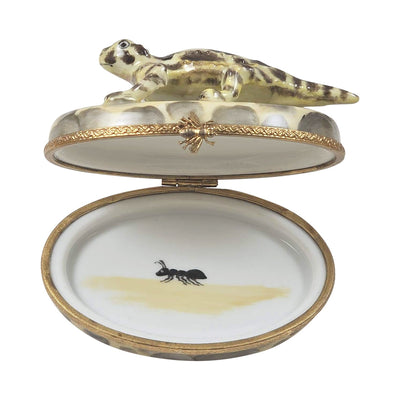 Horned Toad Limoges Box