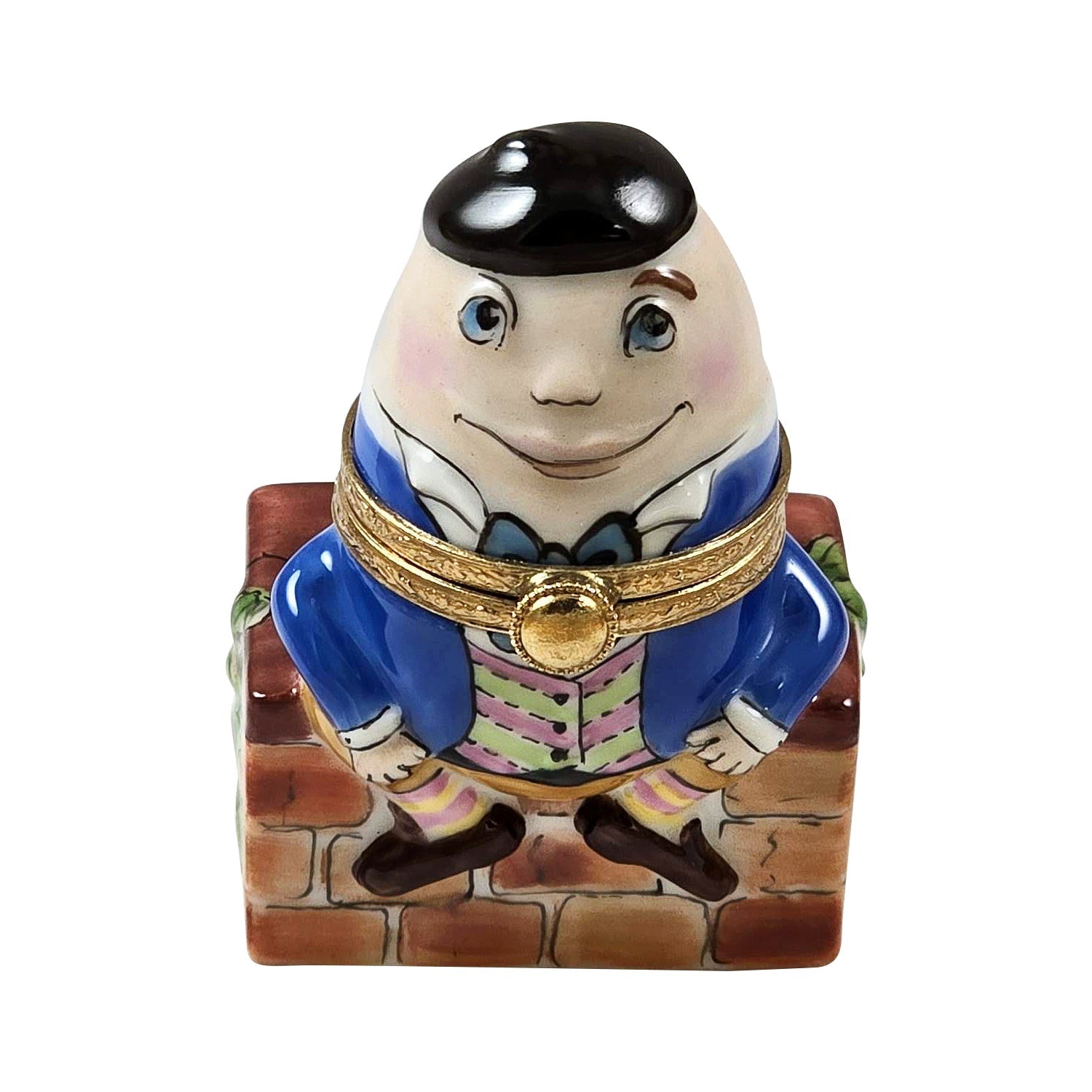 Humpty Dumpty French Hat Porcelain Limoges kids baby literature special occasions French Trinket Box