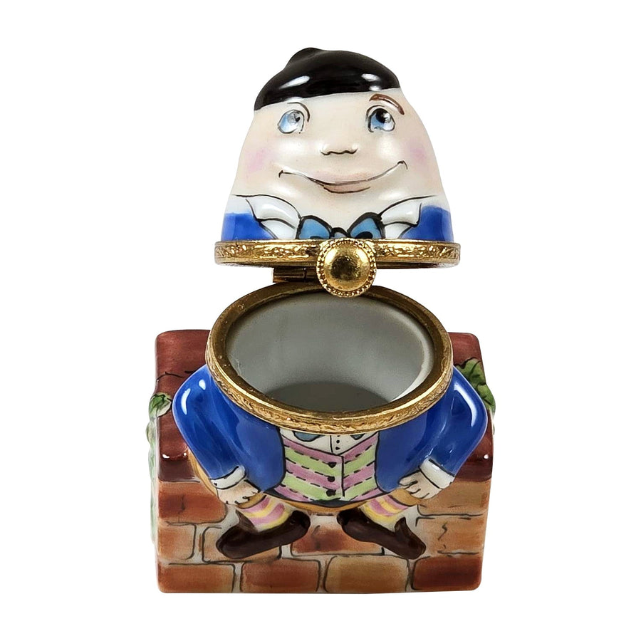 Humpty Dumpty French Hat Porcelain Limoges kids baby literature special occasions French Trinket Box