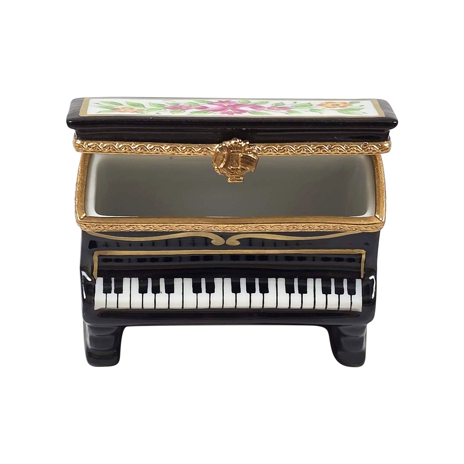 Upright Floral Piano for Music Lovers