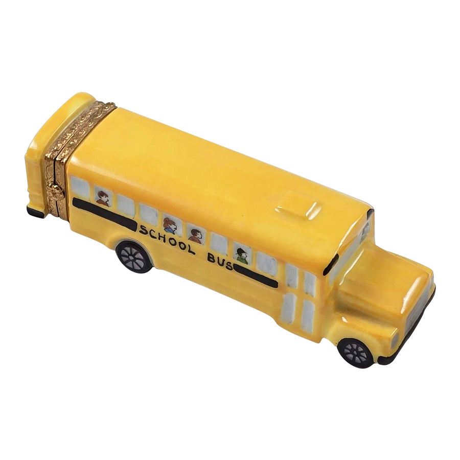 School Bus Limoges Box for Collectors