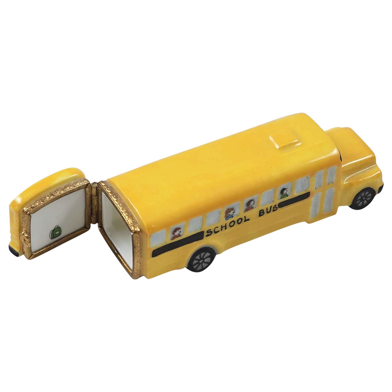 School Bus Limoges Box for Collectors
