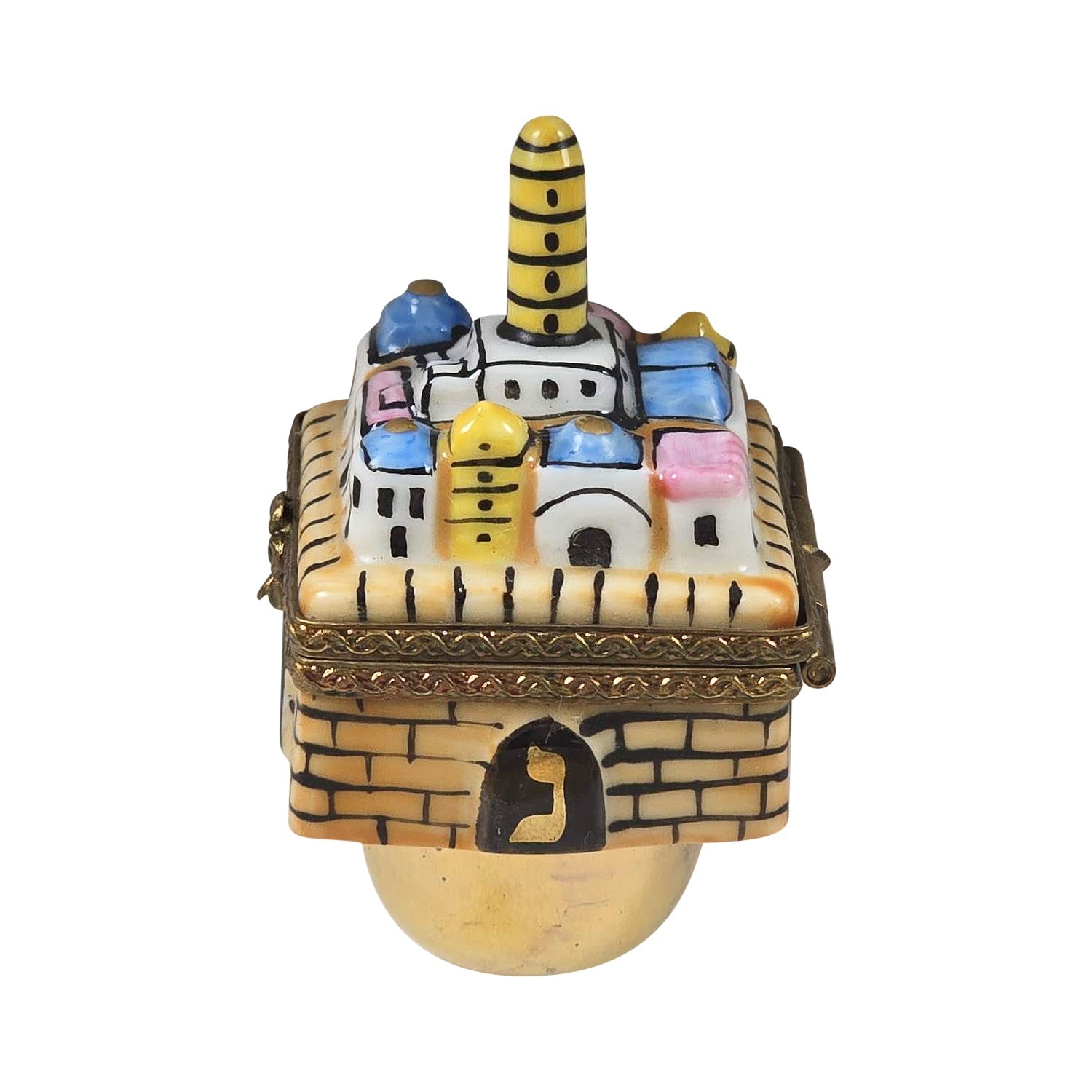 Jerusalem Dreidel for Hanukkah Celebration