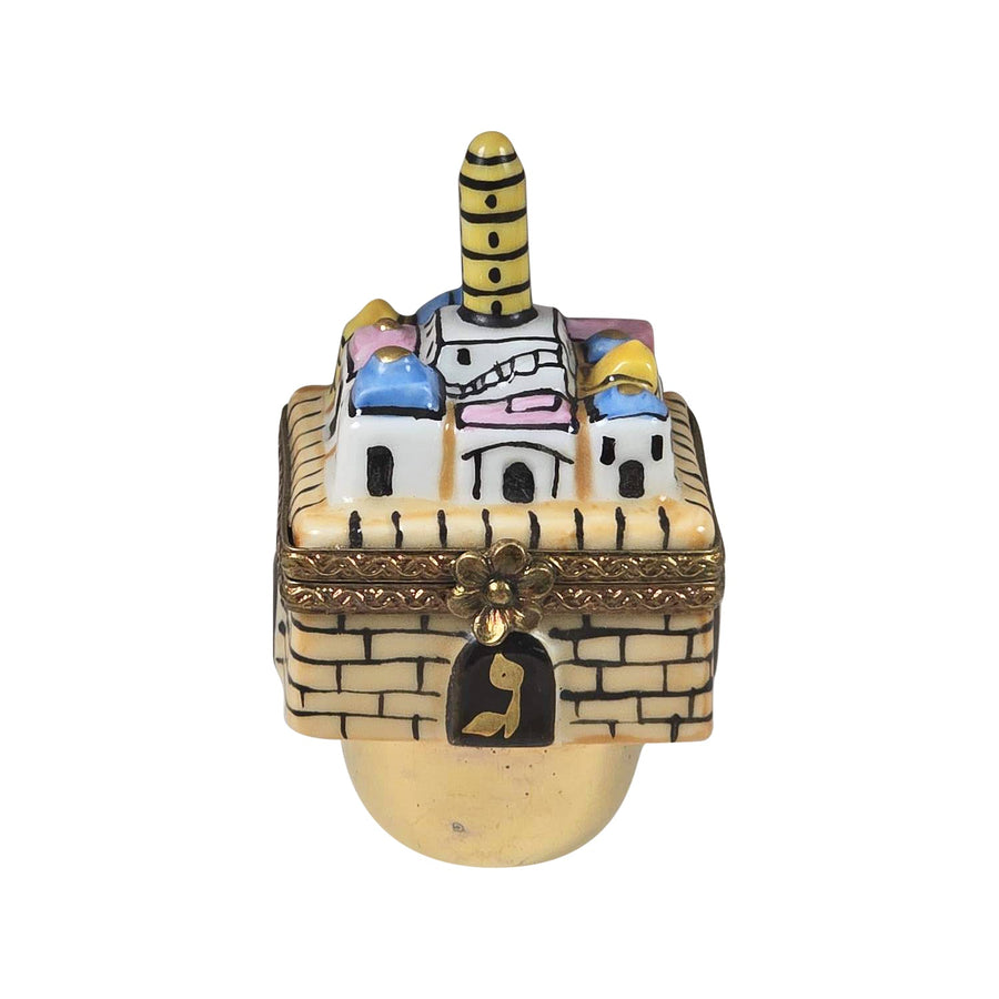 Jerusalem Dreidel for Hanukkah Celebration