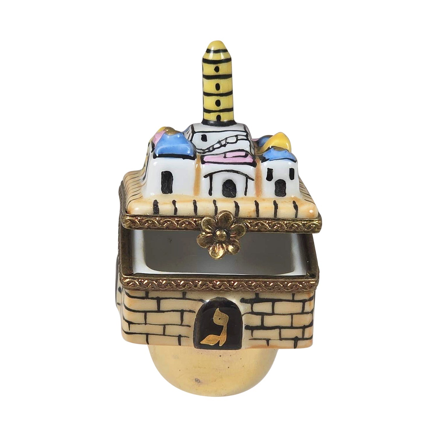Jerusalem Dreidel for Hanukkah Celebration