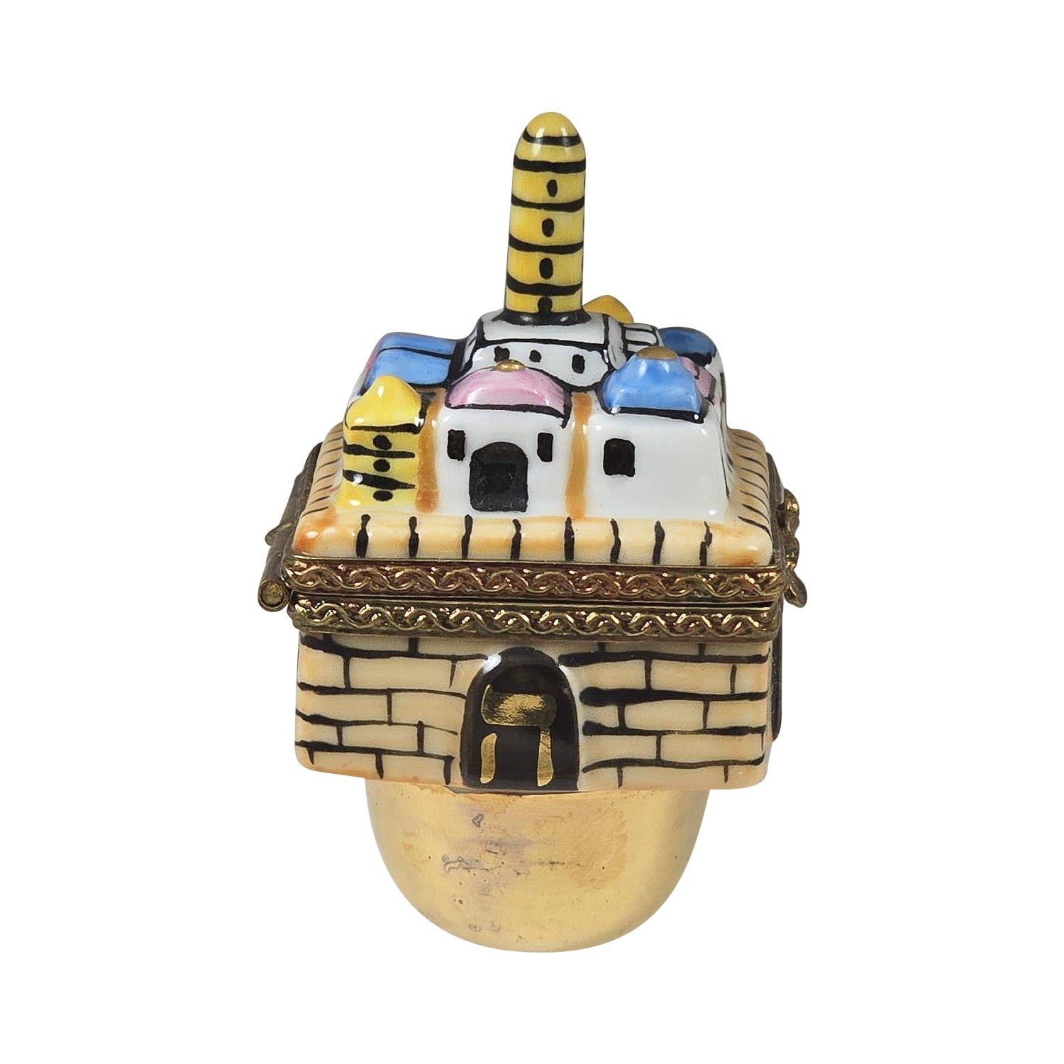 Jerusalem Dreidel for Hanukkah Celebration