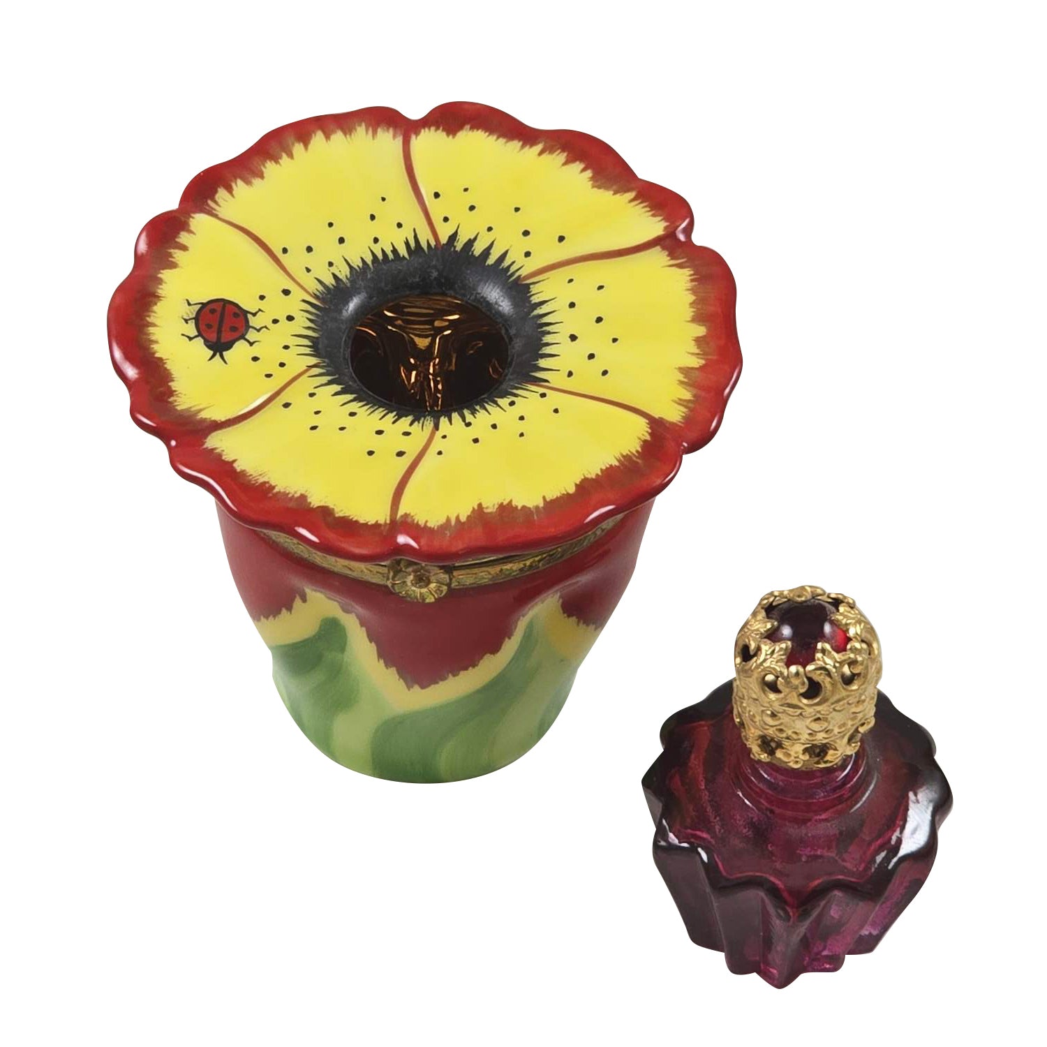 Pansy Limoges Box for Flower Lovers