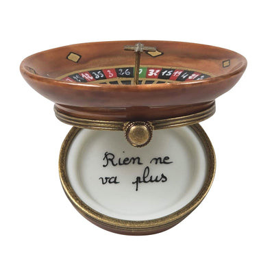 Brown Roulette Wheel for Casino Enthusiasts