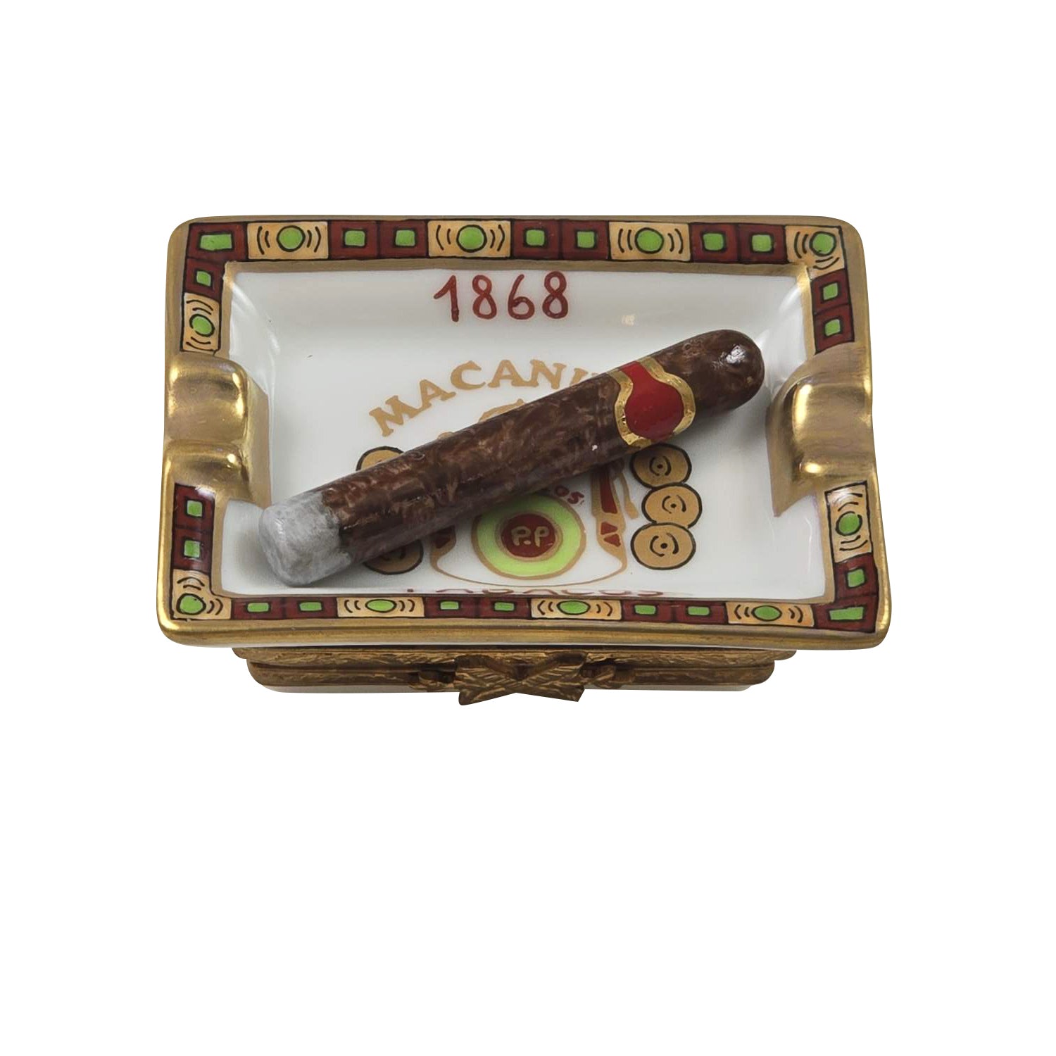 Limoges Box for Cigar Lovers