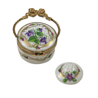 Hat Box with Flowers for Collectors