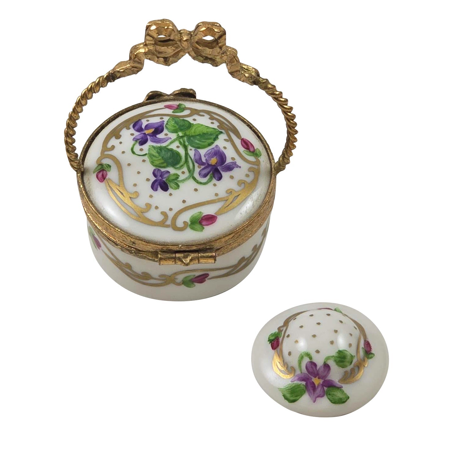 Hat Box with Flowers for Collectors