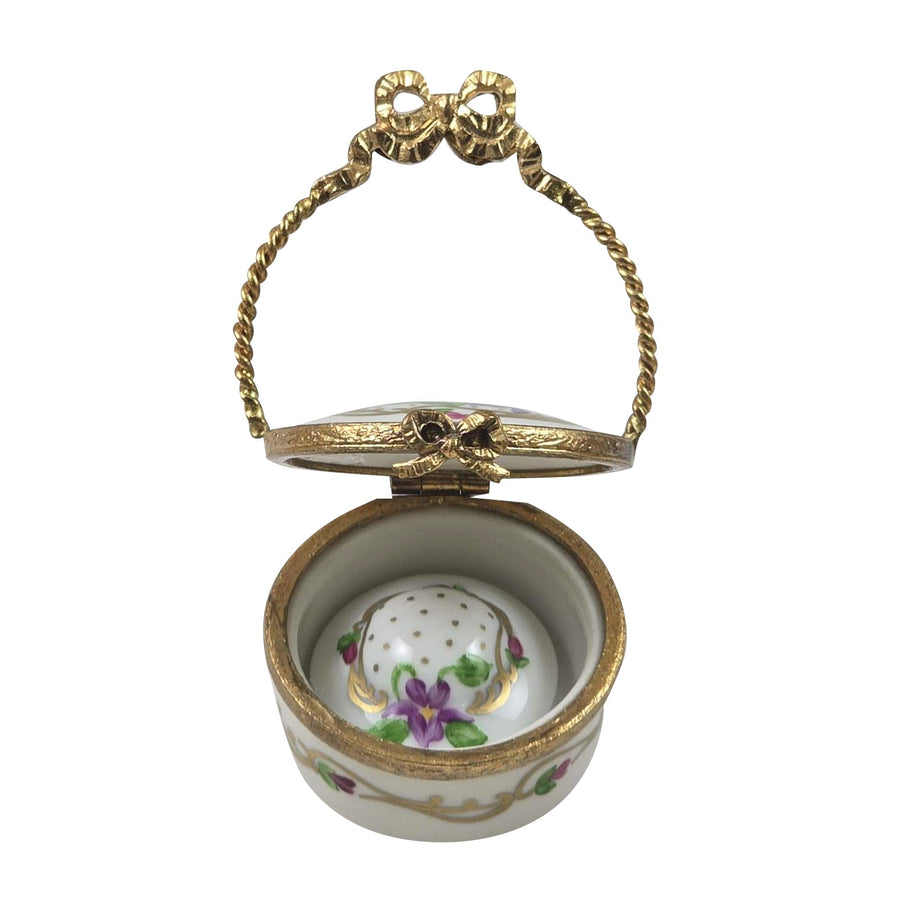 Hat Box with Flowers for Collectors