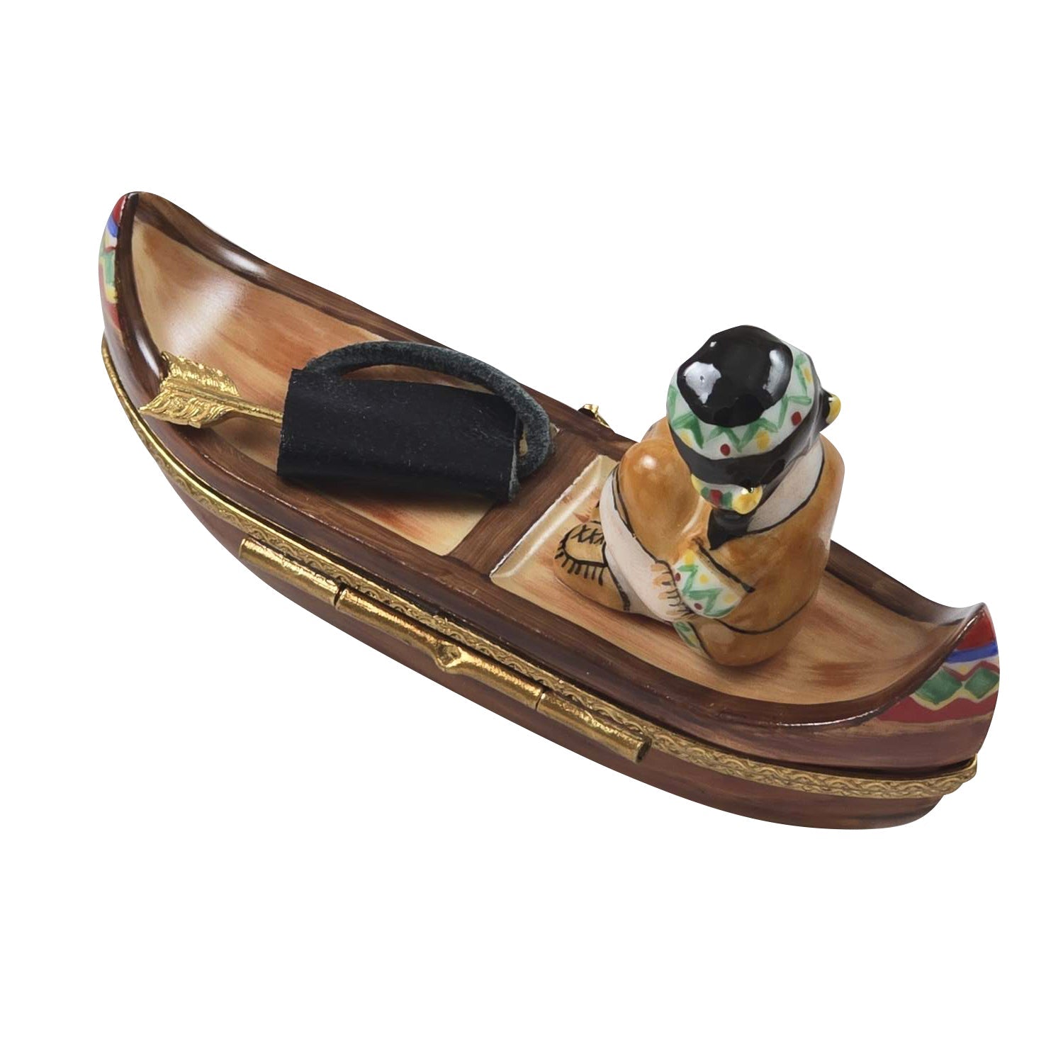 Indian in Canoe for Collectors