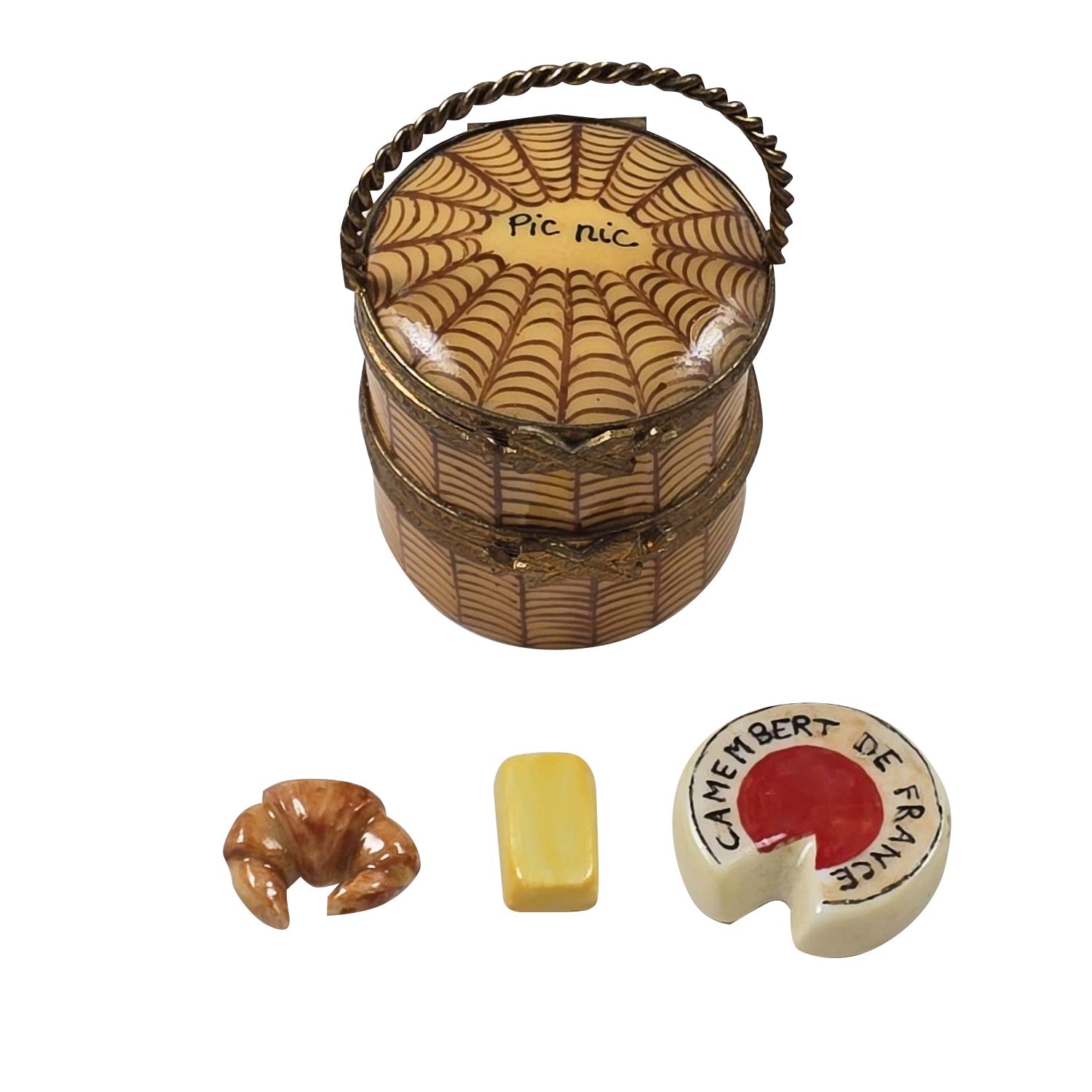 Double Hinged Picnic Basket for Outdoor Enthusiasts