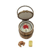 Double Hinged Picnic Basket for Outdoor Enthusiasts
